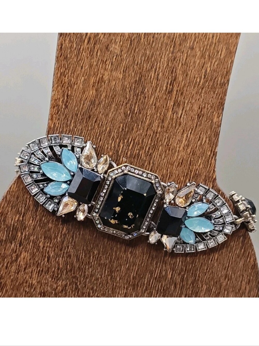 Chloe Isabel Trevi Statement Bracelet From Rome With Love Rhinestones Crystals